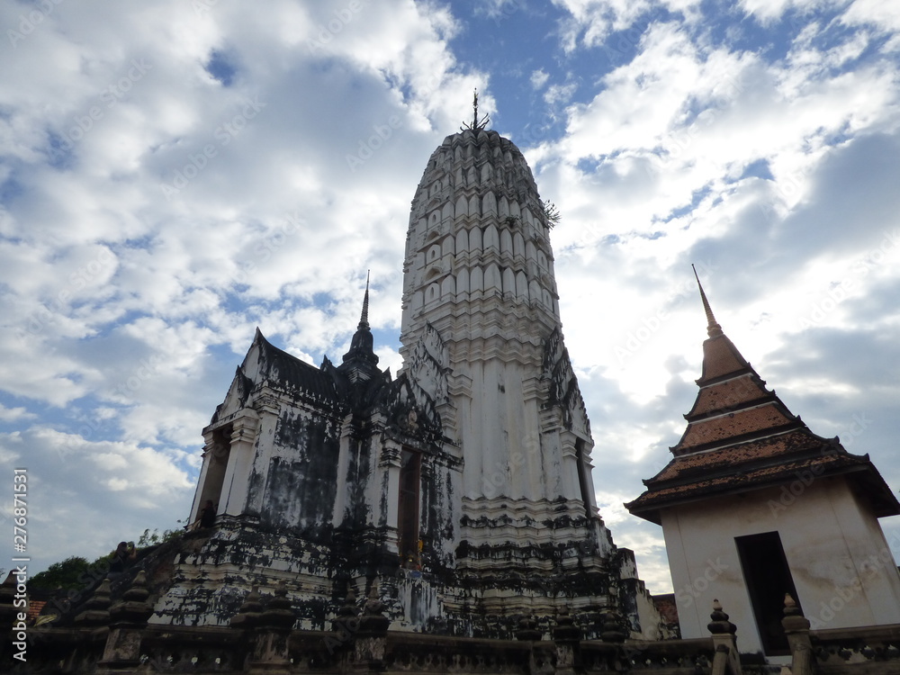 ancient pagoda in ayutthaya thailand