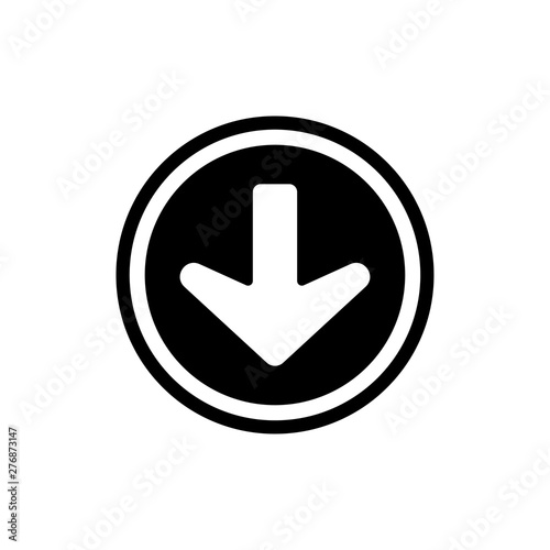 Download symbol icon vector illustration