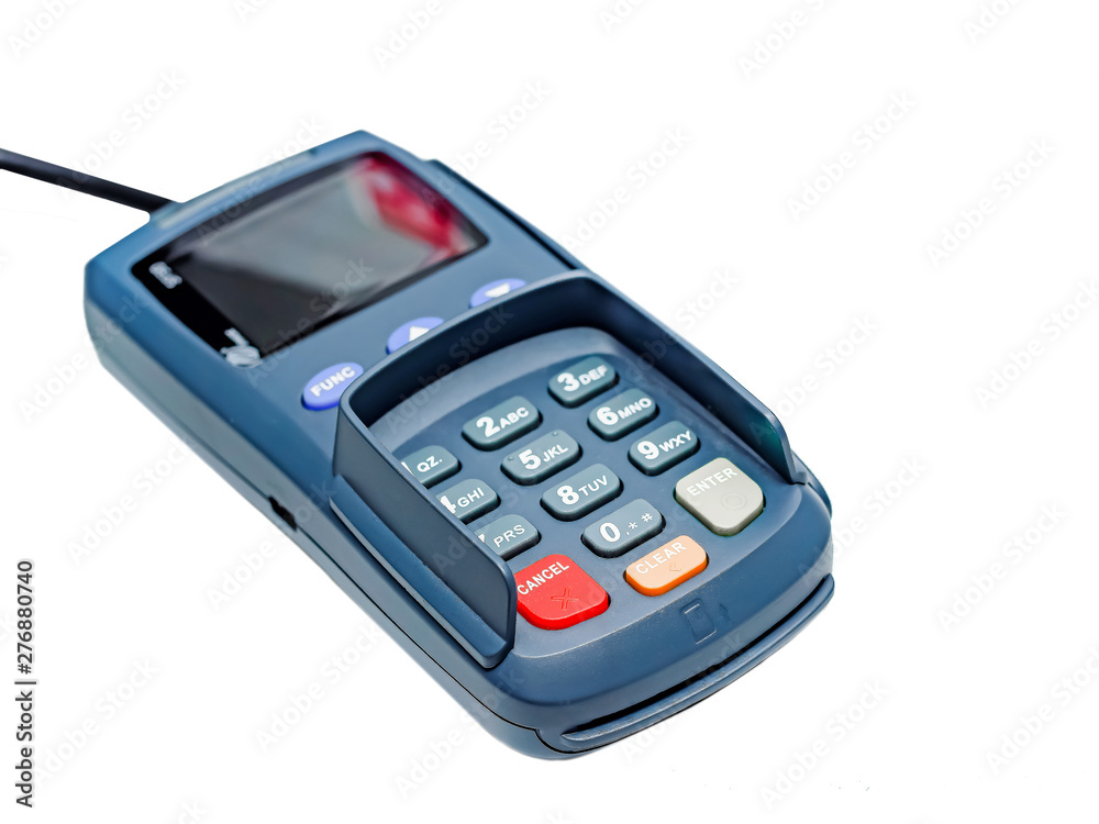 terminal for payment by credit card isolated on white background terminal for payment by credit card isolated on white background