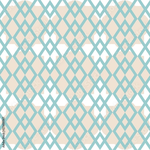 Tile pastel decoration print for seamless vector pattern or background wallpaper