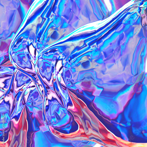 Abstract blue crystal background. It can be used in print and web design