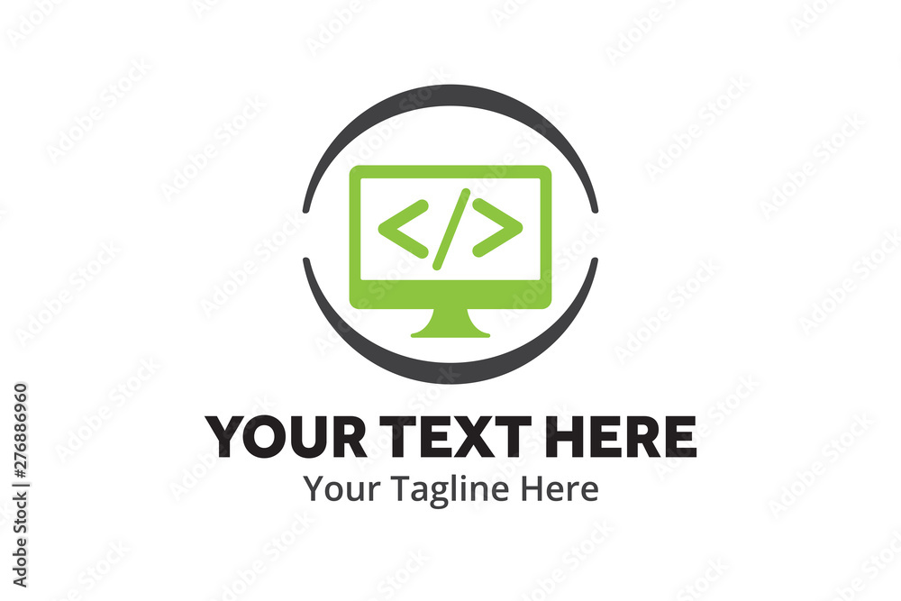 unique web developer simple logo creative design in flat style with color . web designer logo creative design for identity and community unique web developer simple logo creative design in flat style with color . web designer logo creative design for identity and community