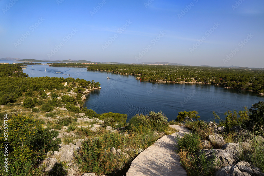 Channel of St. Anthony near Sibenik, Croatia