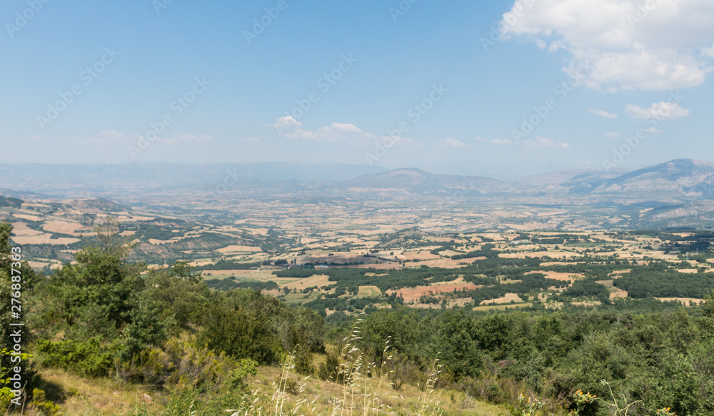 Panorama of the Pallars Sobirà region, Catalan pre-Pyrenees, Catalonia, Spain