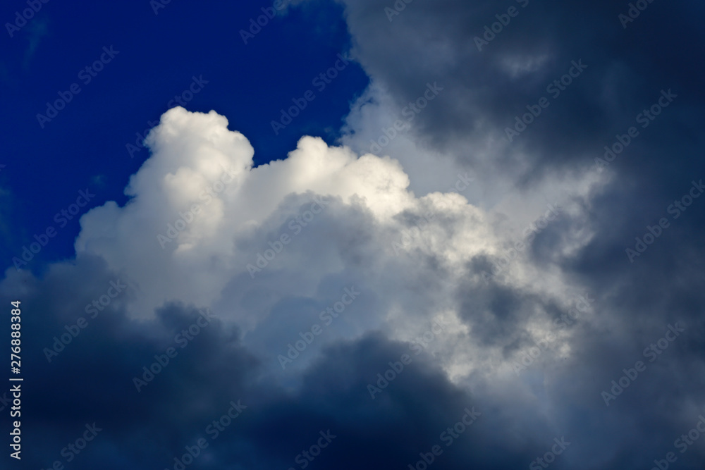 Beautiful summer clouds high in the sky Beautiful summer clouds high in the sky