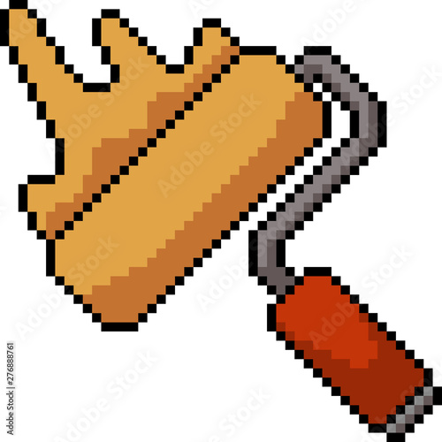 vector pixel art wall paint