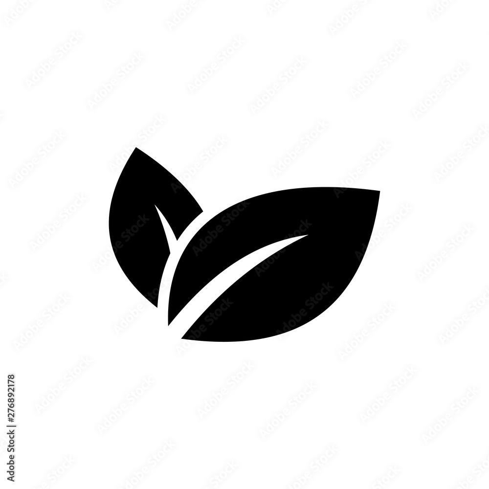 Ecology Green Leaf symbol icon vector illustration Ecology Green Leaf symbol icon vector illustration