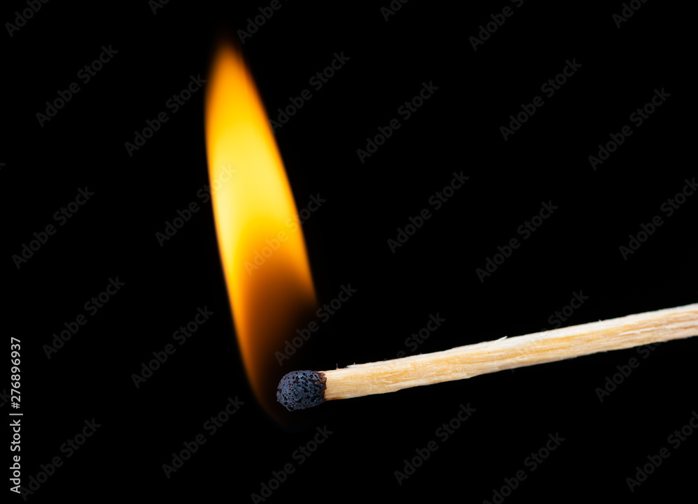 Lighting wooden matches at the moment when it explodes. Lighting wooden matches at the moment when it explodes.