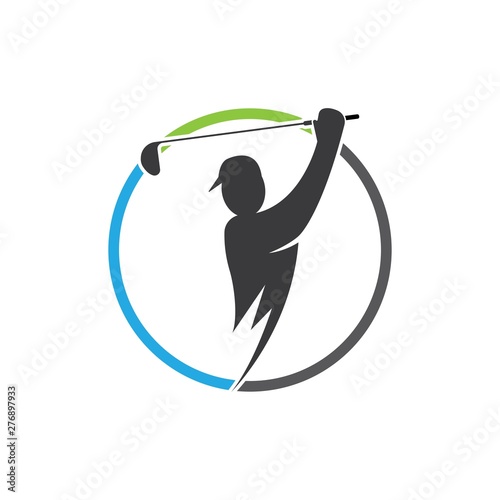 Golf Logo Template vector illustration icon design