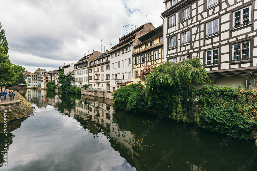 houses along the canal in Strasbourg