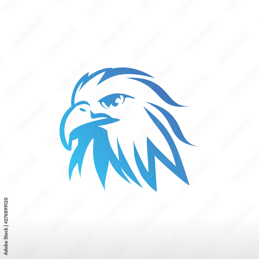 Obraz premium eagle logo design concept vector