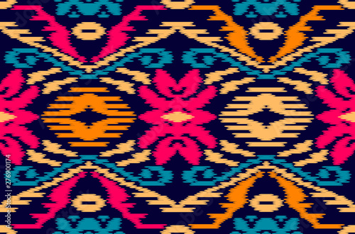 Seamless Batik Pattern.Able to repeat for textile printing