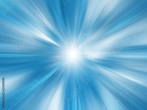 Starburst Blue Light Beam Abstract Background