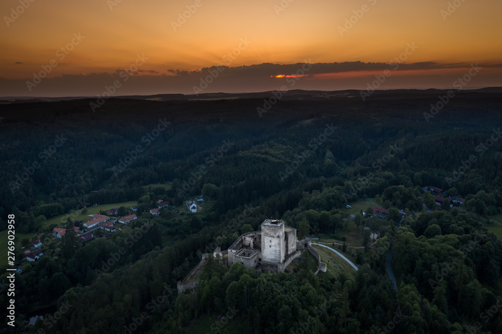 Landstejn Castle is a 13th-century castle district of South Bohemia, Czech Republic. The earliest written record of the castle is from 1231.It is one of the oldest structures in Europe.