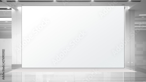 Fabric Pop Up basic unit Advertising banner media display backdrop, empty background, 16:9 Panoramic banner