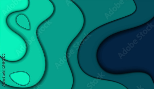 Foto Paper cut background