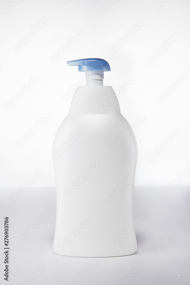 Shampoo on white background. Shampoo on white background.