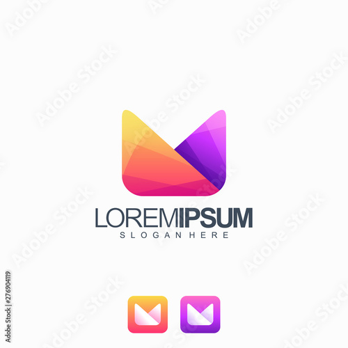 letter M logo design vector illustration Free Download letter M logo design vector illustration - GFXLoad