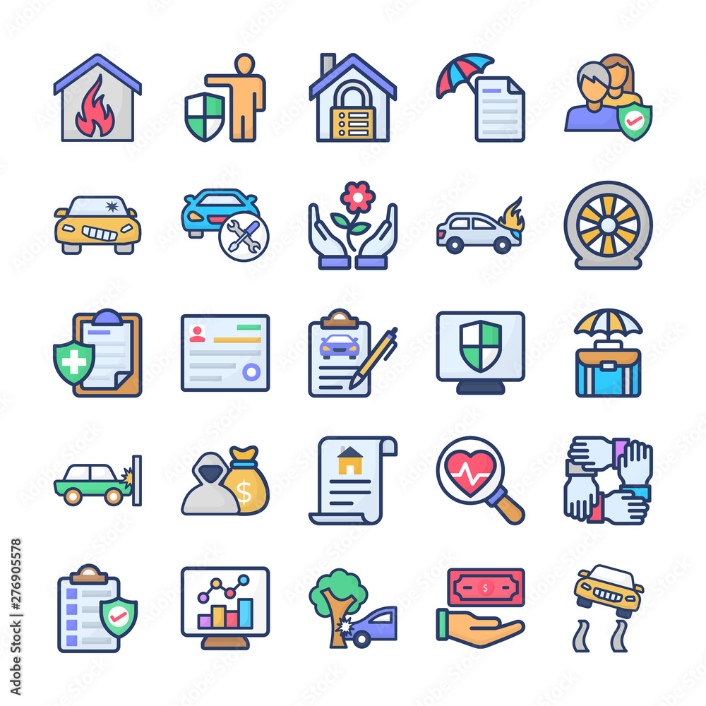 Insurance Icons Bundle Insurance Icons Bundle
