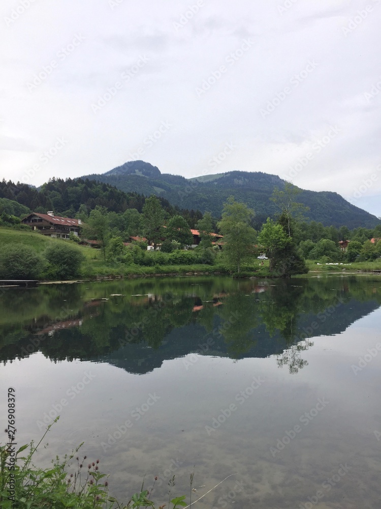 Teichlandschaft in Sachrang / Chiemgauer Alpen