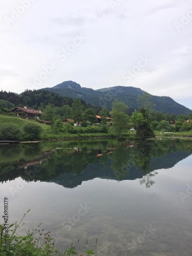 Teichlandschaft in Sachrang   Chiemgauer Alpen