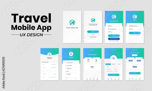 Travel Mobile App UX Design