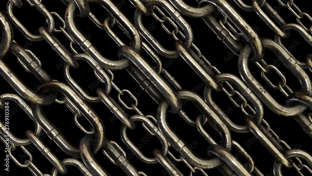 Abstract Chains 3d Render Abstract Chains 3d Render
