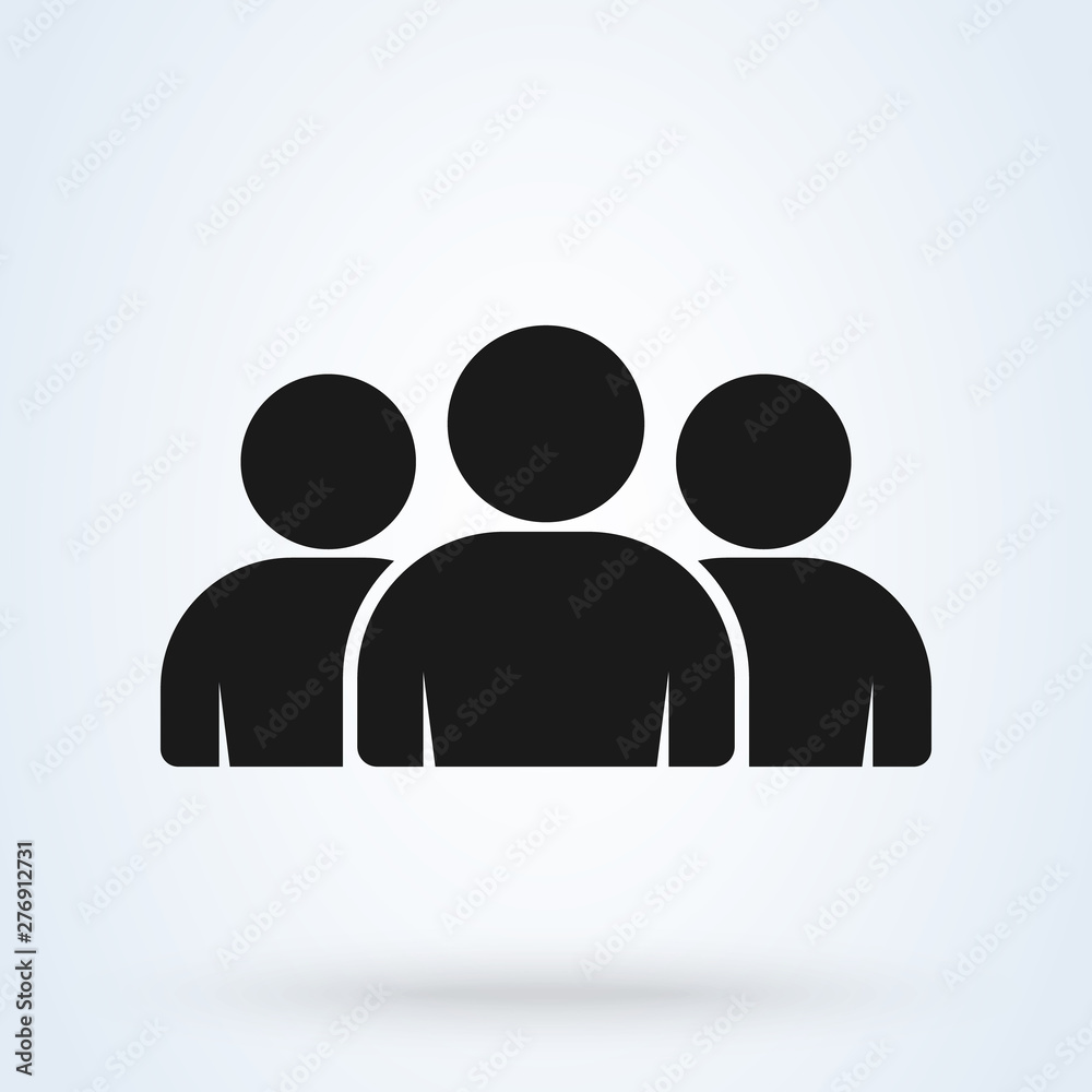 Group User. Simple modern icon design illustration. Group User. Simple modern icon design illustration.