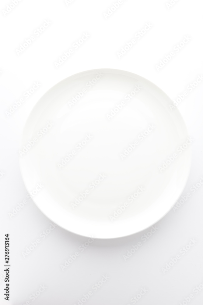 Dish on white background. Dish on white background.