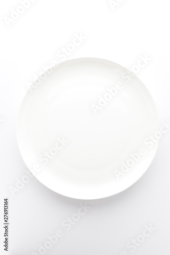 Dish on white background.