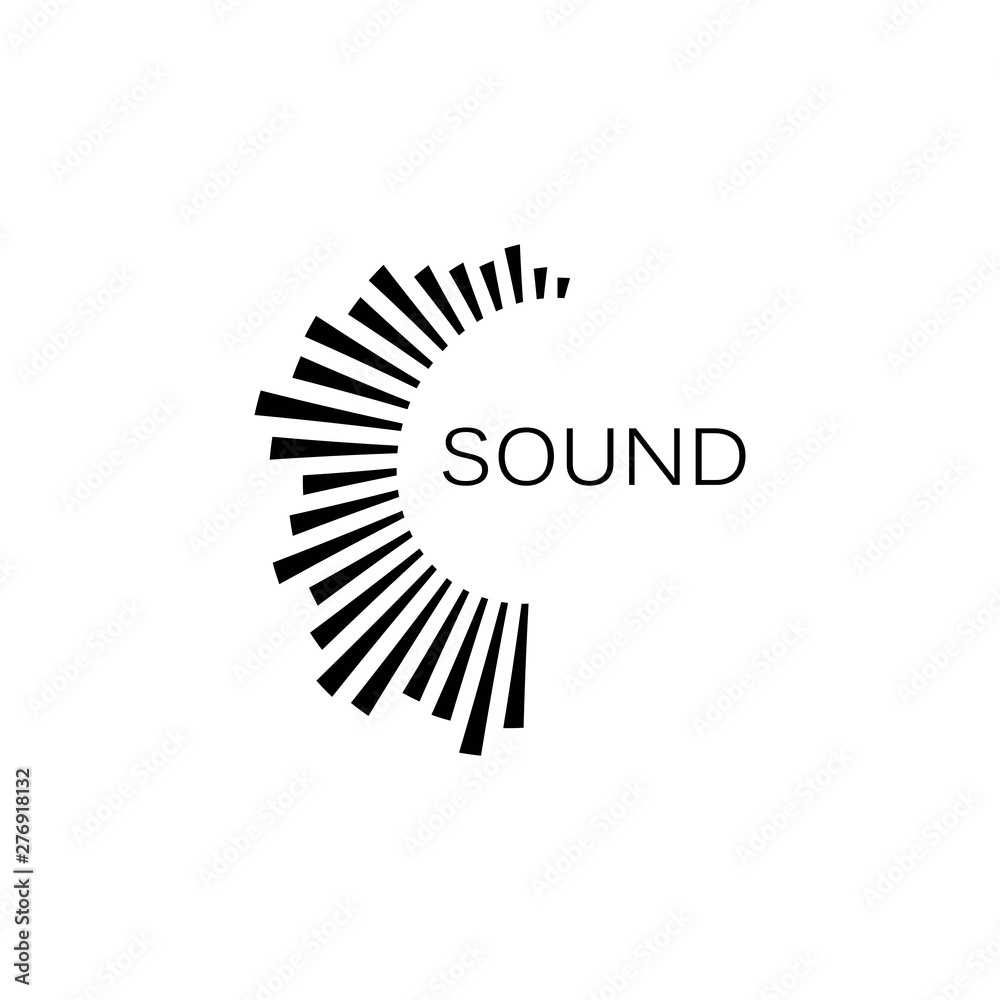 sound wave ilustration logo vector icon template sound wave ilustration logo vector icon template
