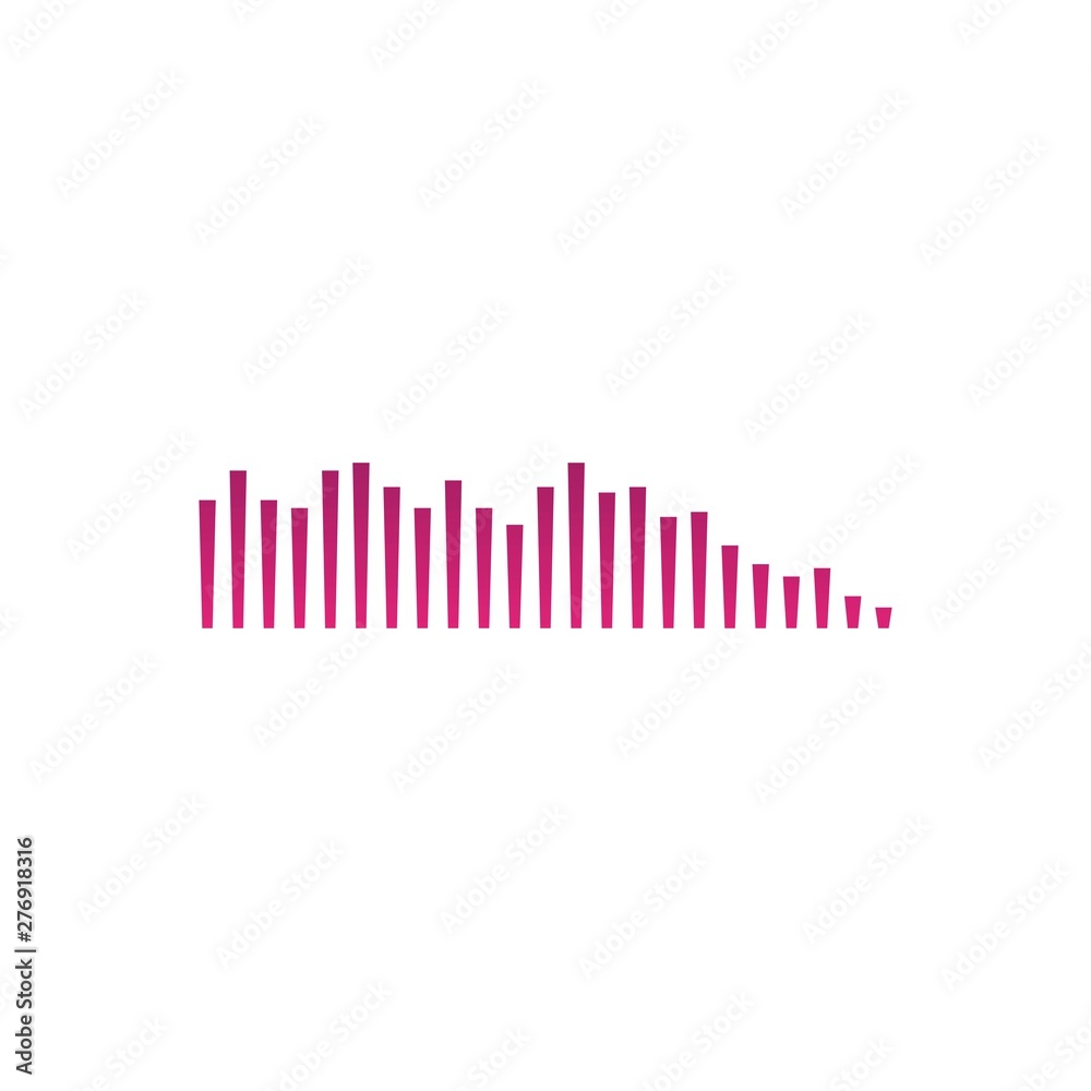 sound wave ilustration logo vector icon template sound wave ilustration logo vector icon template