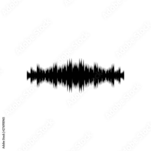 sound wave ilustration logo vector icon template
