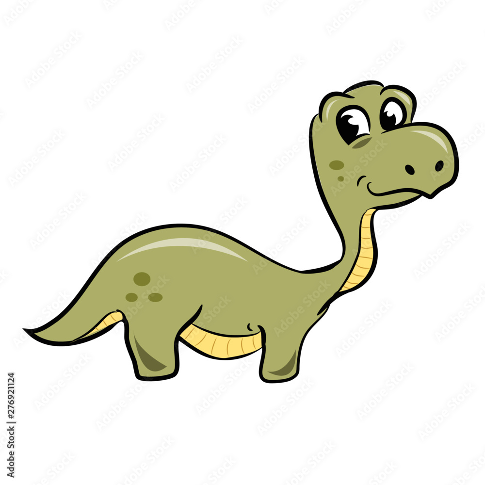 Vector illustration of a dinosaur