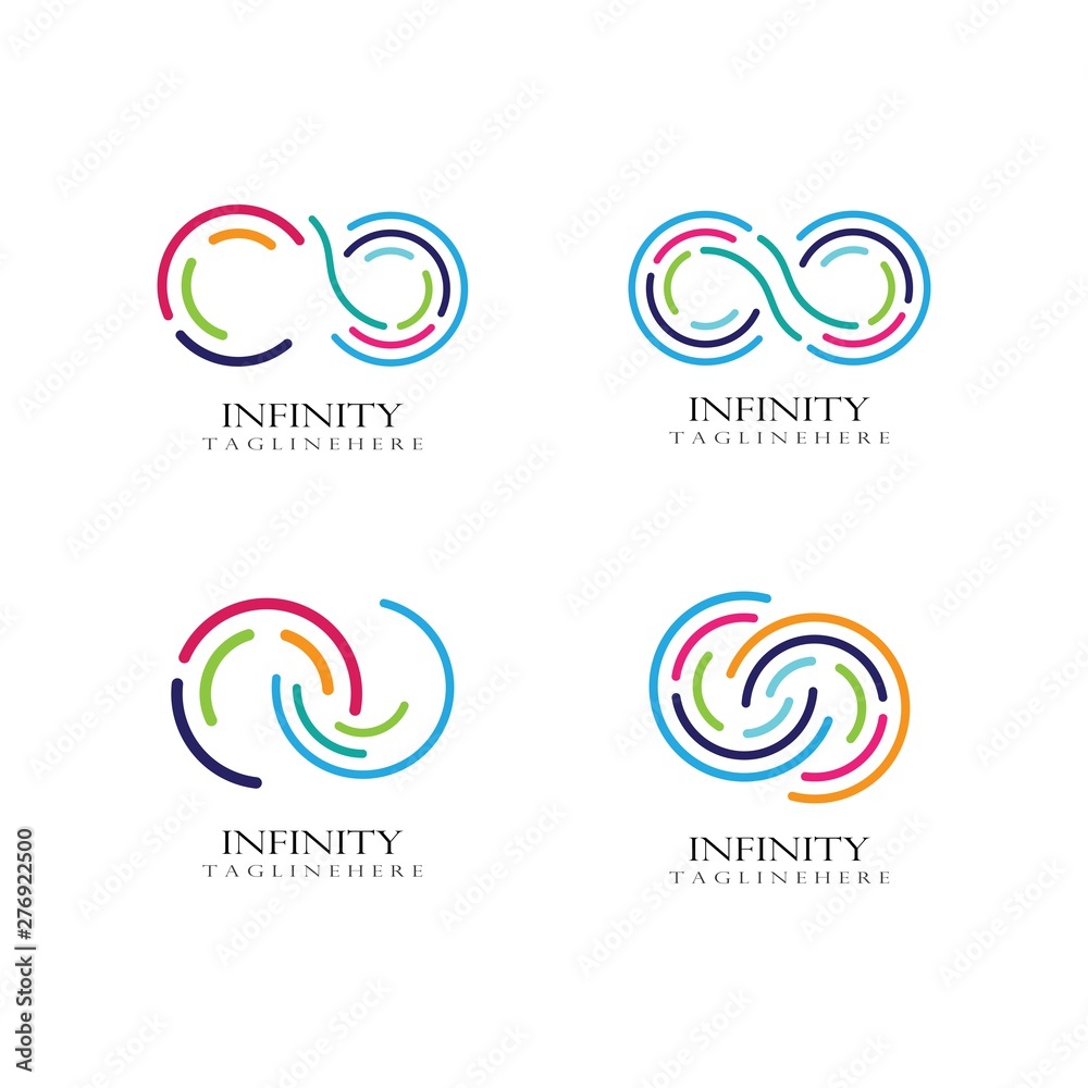 Infinity Design,Infinity logo Vector icon template
