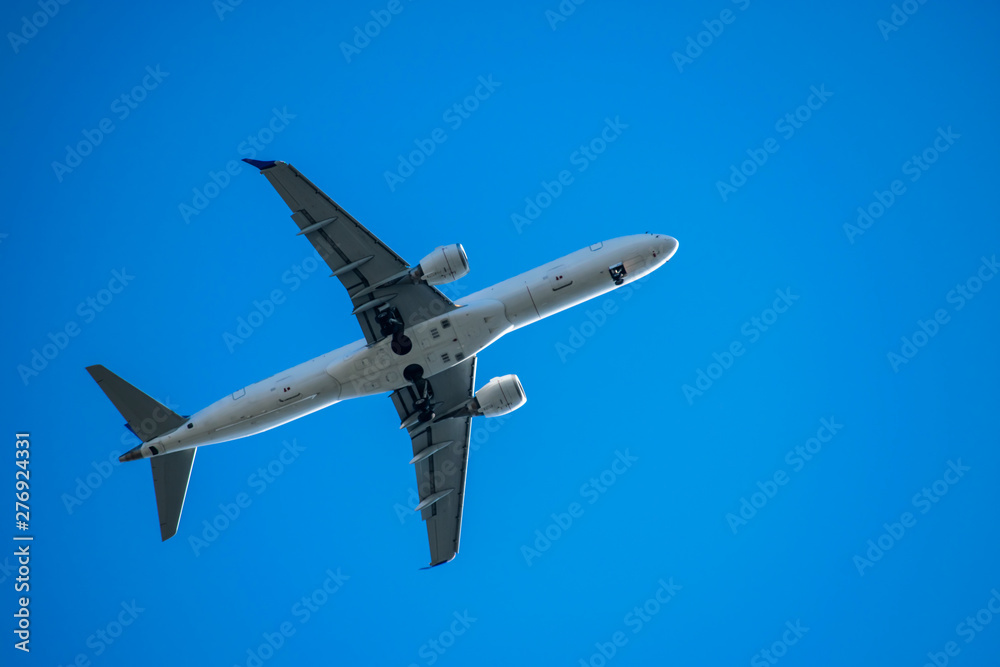 Passenger aircraft in the sky going to land. Passenger aircraft in the sky going to land.