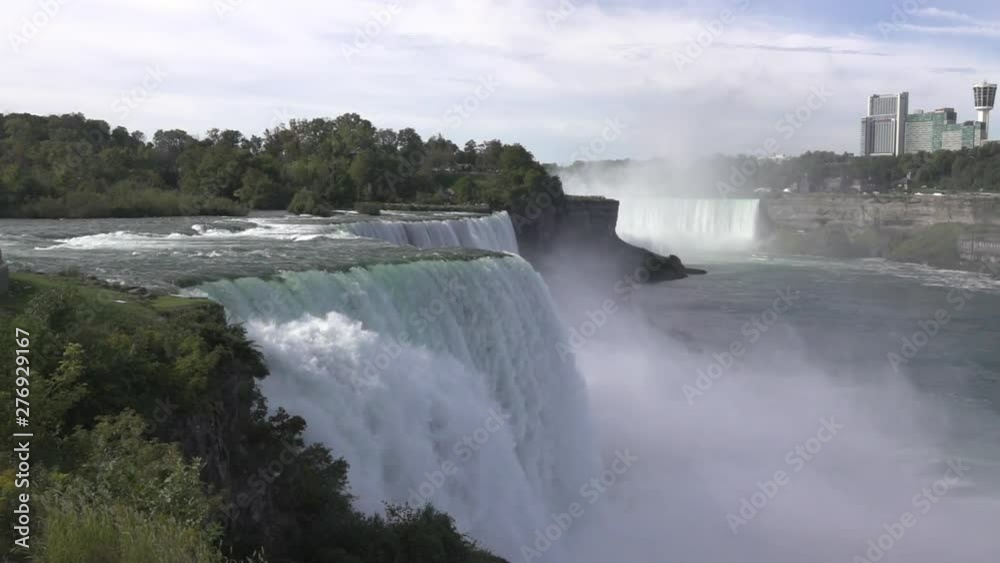 Niagara Falls waterfall in slow motion Niagara Falls waterfall in slow motion