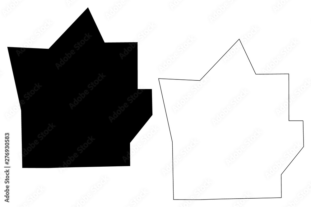 Hiran region (Federal Republic of Somalia, Horn of Africa) map vector illustration, scribble sketch Hiran map.. Hiran region (Federal Republic of Somalia, Horn of Africa) map vector illustration, scribble sketch Hiran map..