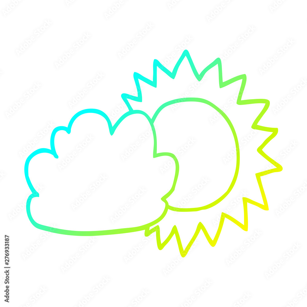 cold gradient line drawing cartoon weather cold gradient line drawing cartoon weather