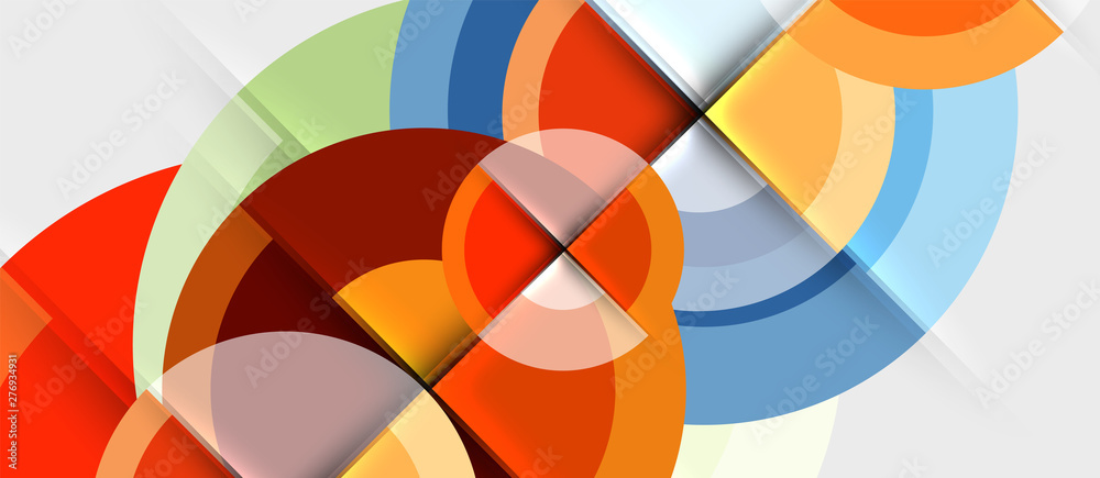 Geometric design abstract background - circles Geometric design abstract background - circles