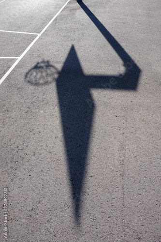 sombra canasta baloncesto
