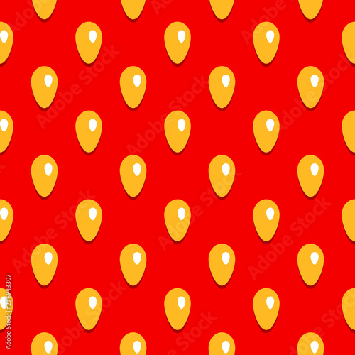 Strawberries texture. Vector seamless pattern.