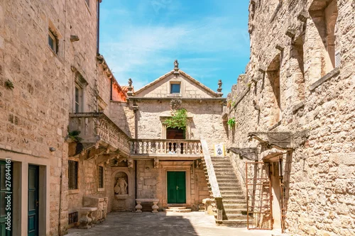 Obraz Building of Korcula town museum, Croatia