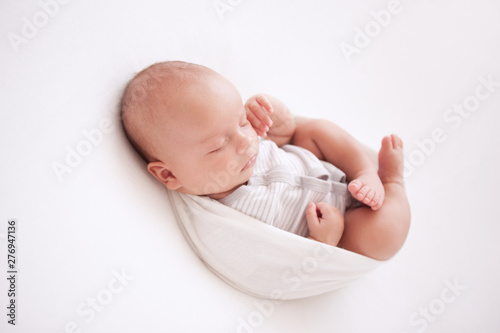 cute sleeping newborn baby