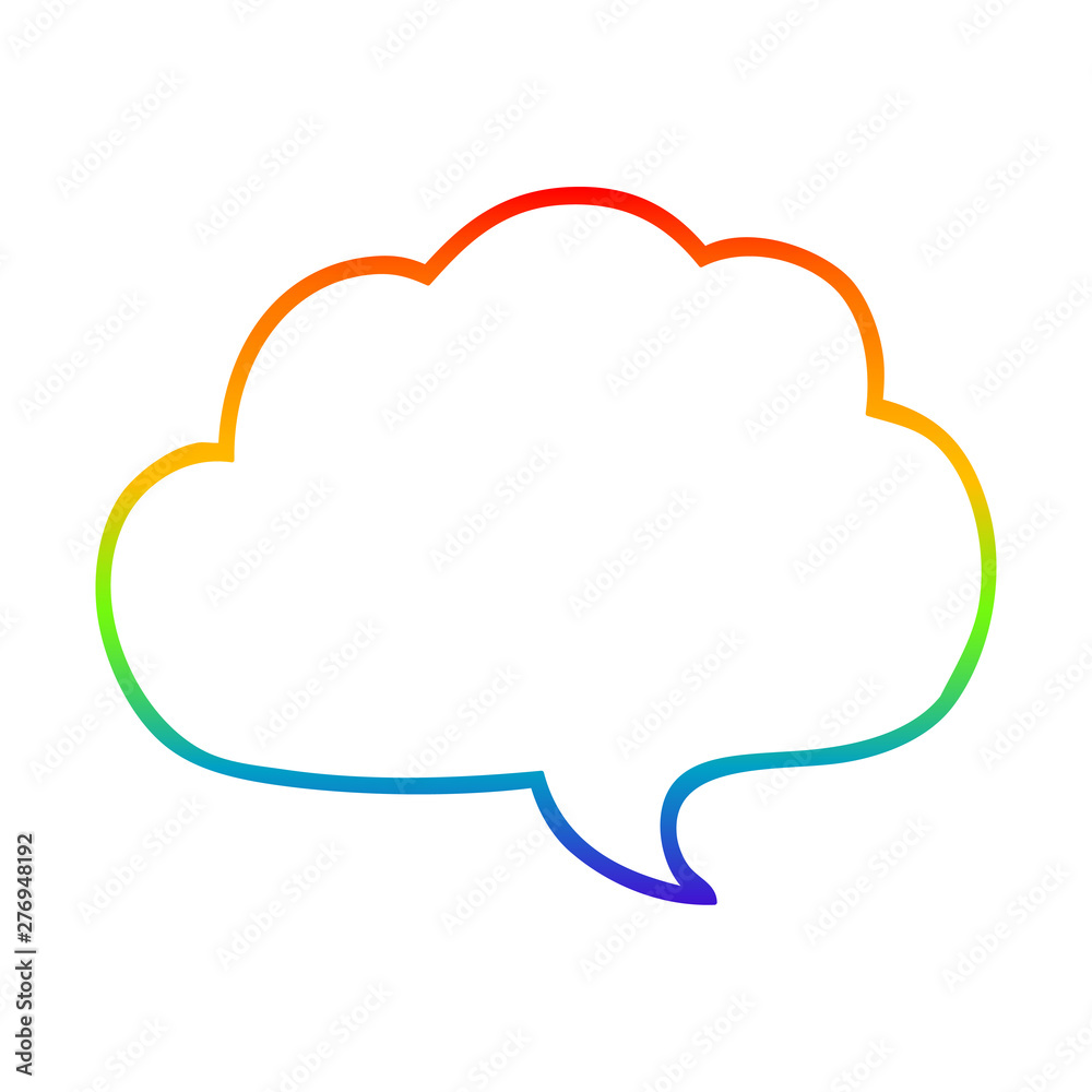 rainbow gradient line drawing cartoon rainbow gradient line drawing cartoon