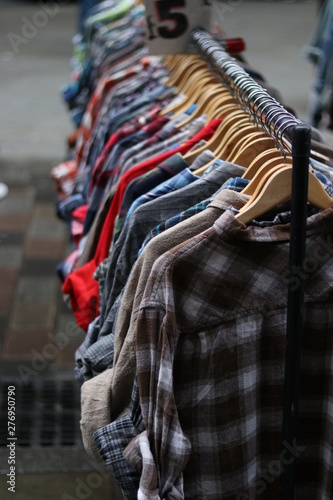 Rail of Shirts