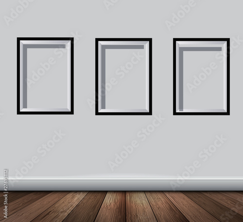 Vector set of photo frames