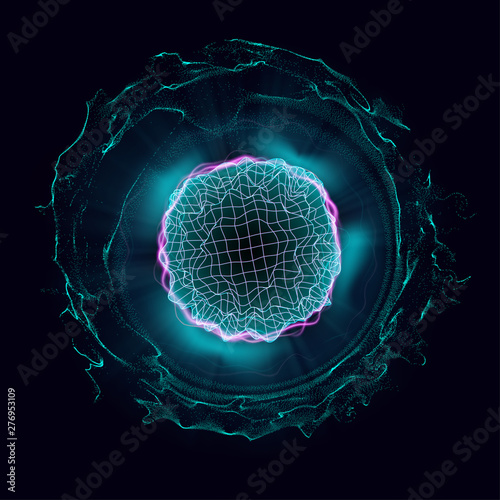 Vector microcosm energy element. Abstract background. Space theme for your design. Vector. Eps10