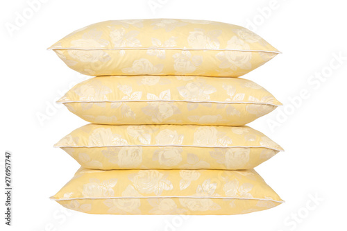 pillows on pure white background photo