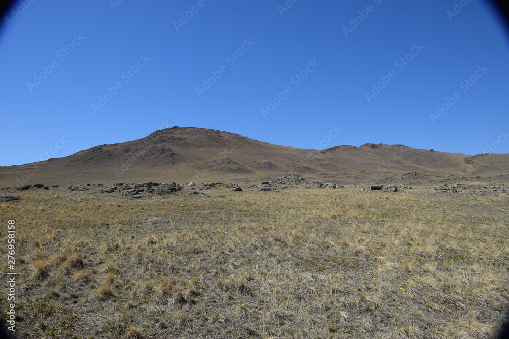 Near the Uybat river.Khakassia.